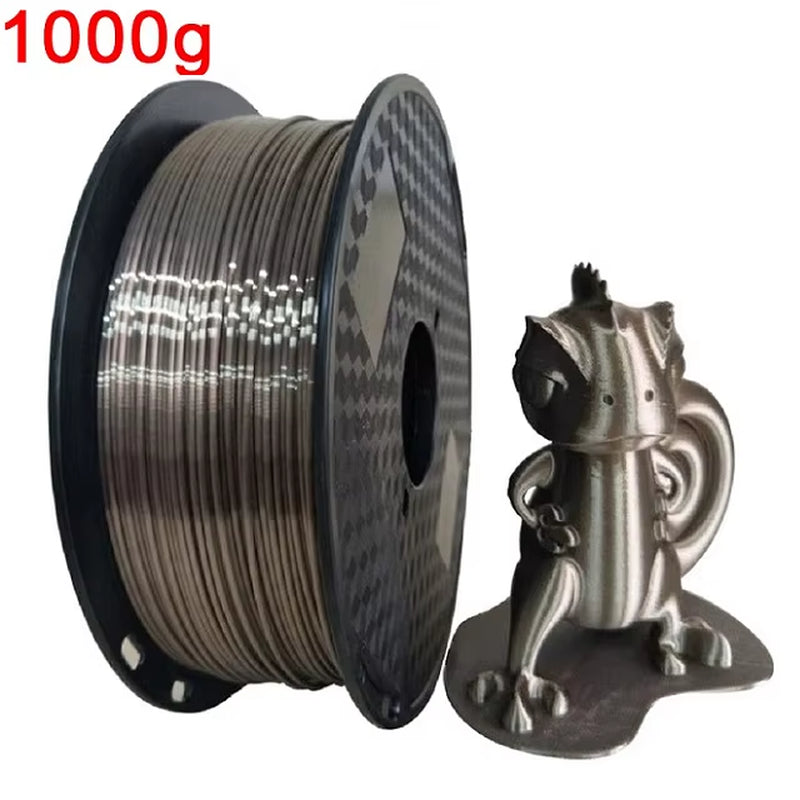Silk PLA 3D Filament 1Kg 1.75Mm Spool Wire 3D Printer Material 3D Print Filament PLA Copper 3D Printing Filament Rose Gold
