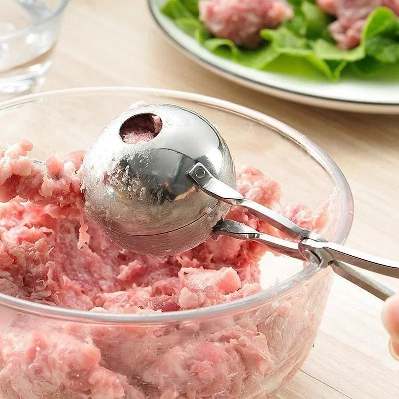 Meat Ball Maker Tool Stainless Steel Clip round Rice Ball Shaper Spoon Meatball Making Mold Non Stick Stuffed Kitchen Gadget