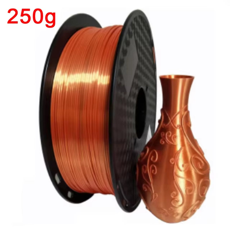 Silk PLA 3D Filament 1Kg 1.75Mm Spool Wire 3D Printer Material 3D Print Filament PLA Copper 3D Printing Filament Rose Gold