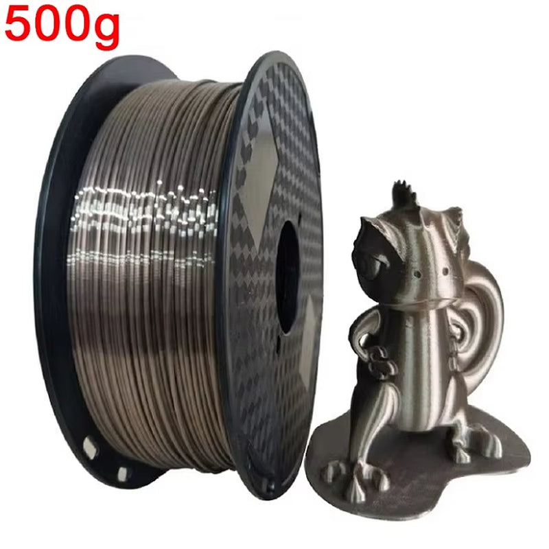Silk PLA 3D Filament 1Kg 1.75Mm Spool Wire 3D Printer Material 3D Print Filament PLA Copper 3D Printing Filament Rose Gold