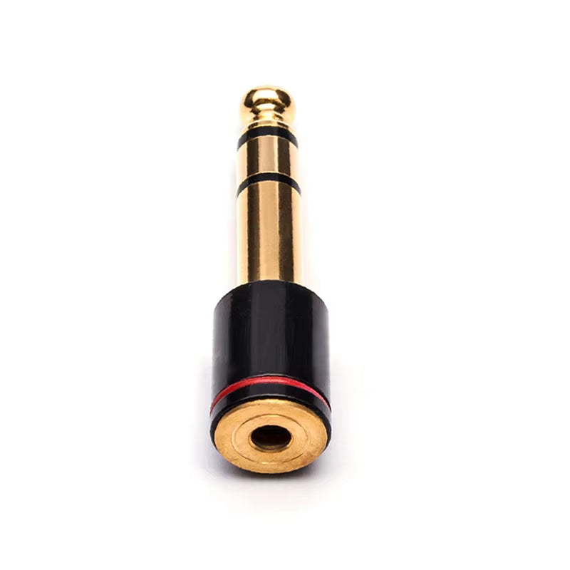 6.35Mm 1/4 Male to 3.5Mm 1/8 Female Connector Stereo Headphone Adapter Audio Jack Adapter for Aux Cable Headphone