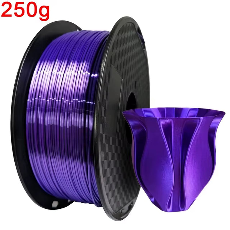 Silk PLA 3D Filament 1Kg 1.75Mm Spool Wire 3D Printer Material 3D Print Filament PLA Copper 3D Printing Filament Rose Gold