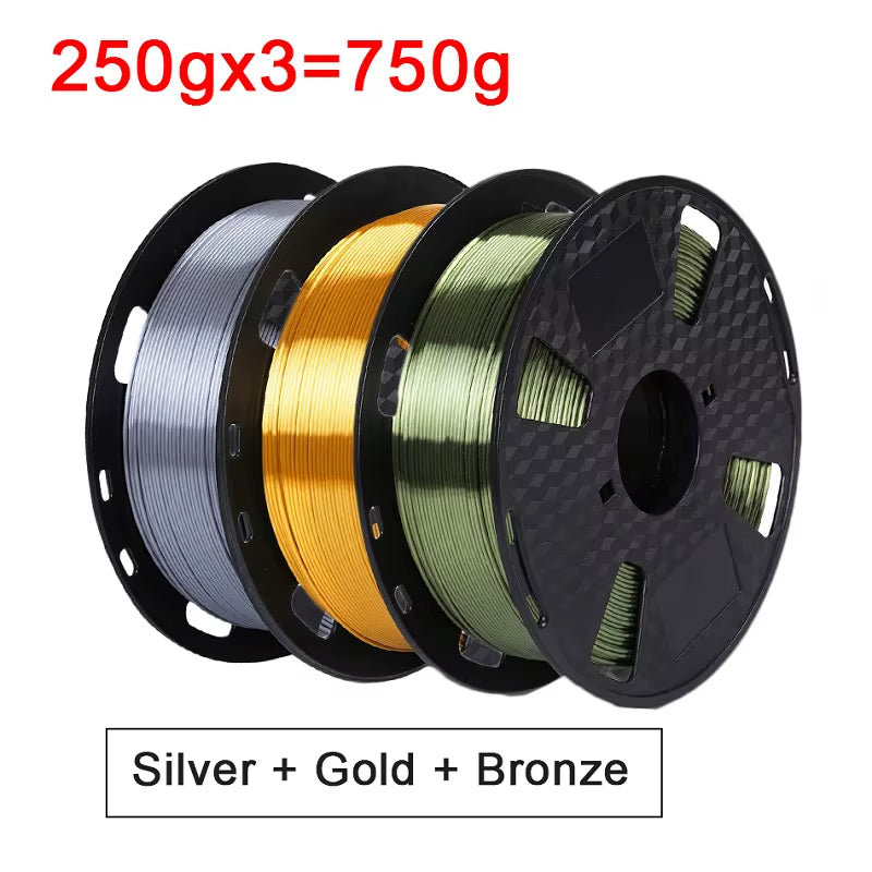 Silk PLA 3D Filament 1Kg 1.75Mm Spool Wire 3D Printer Material 3D Print Filament PLA Copper 3D Printing Filament Rose Gold