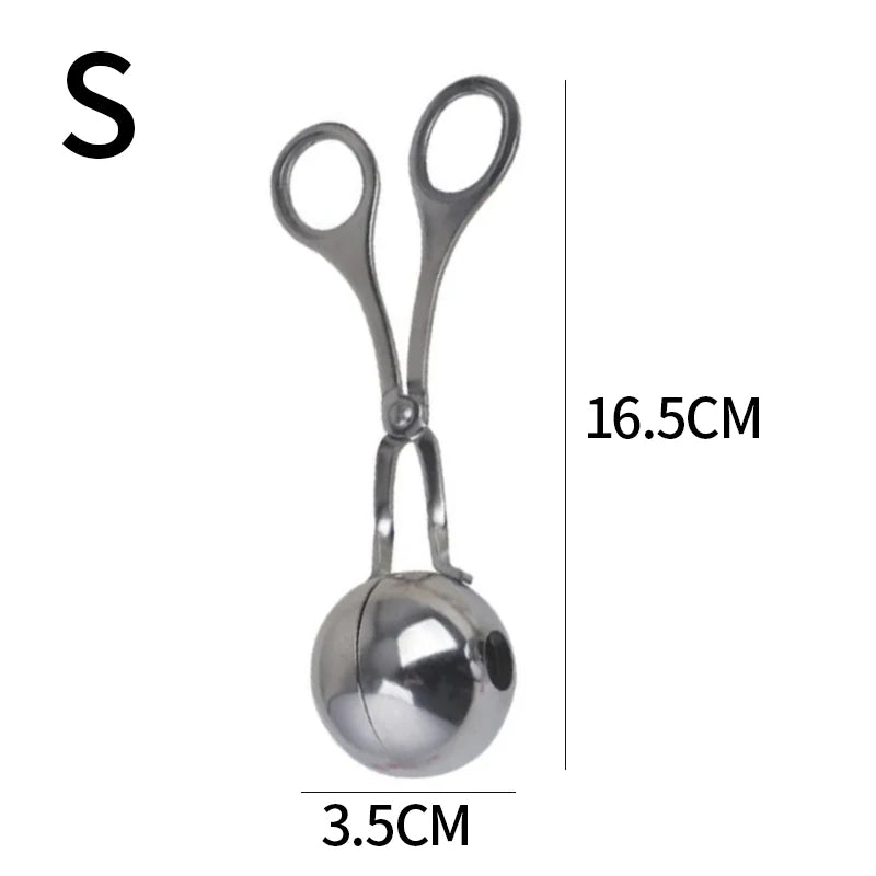 Meat Ball Maker Tool Stainless Steel Clip round Rice Ball Shaper Spoon Meatball Making Mold Non Stick Stuffed Kitchen Gadget