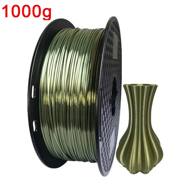 Silk PLA 3D Filament 1Kg 1.75Mm Spool Wire 3D Printer Material 3D Print Filament PLA Copper 3D Printing Filament Rose Gold