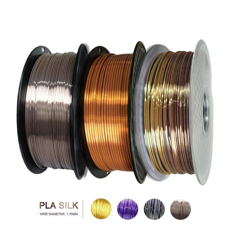 Silk PLA 3D Filament 1Kg 1.75Mm Spool Wire 3D Printer Material 3D Print Filament PLA Copper 3D Printing Filament Rose Gold