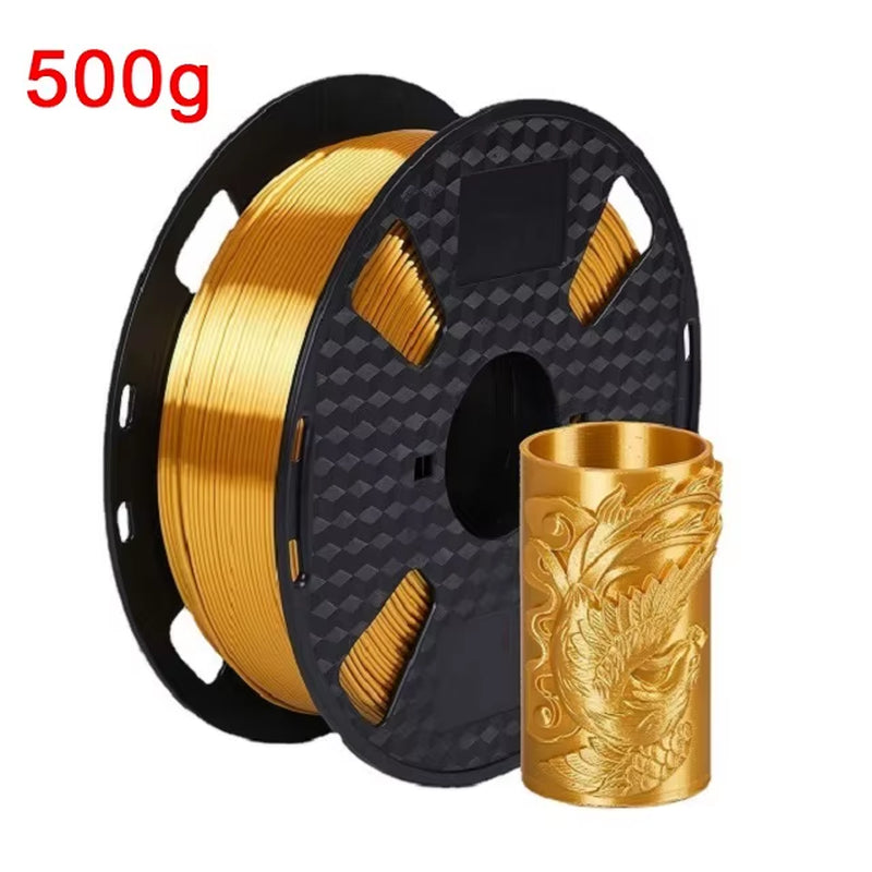 Silk PLA 3D Filament 1Kg 1.75Mm Spool Wire 3D Printer Material 3D Print Filament PLA Copper 3D Printing Filament Rose Gold