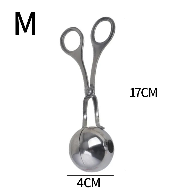 Meat Ball Maker Tool Stainless Steel Clip round Rice Ball Shaper Spoon Meatball Making Mold Non Stick Stuffed Kitchen Gadget